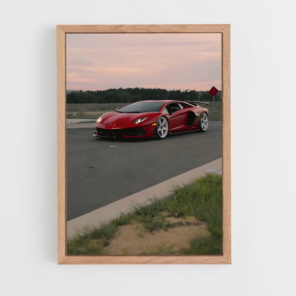 Poster L'Aventador Éblouissant – affiche Lamborghini (vue 4)